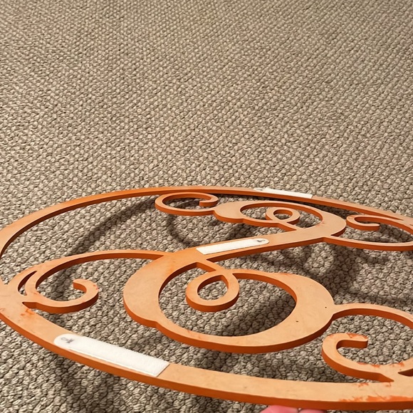 Monogram Initial “S” Wood Wall Art - Picture 2 of 5